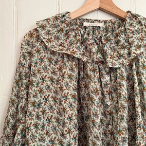 DOEN Jana blouse in crème fleurs